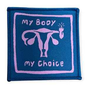 Aufnäher: my body my choice