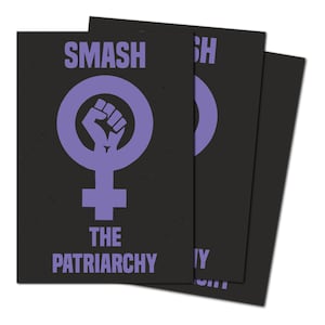 Aufkleber: Smash the patriarchy  (30 Stück)