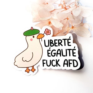 Aufkleber: French Duck