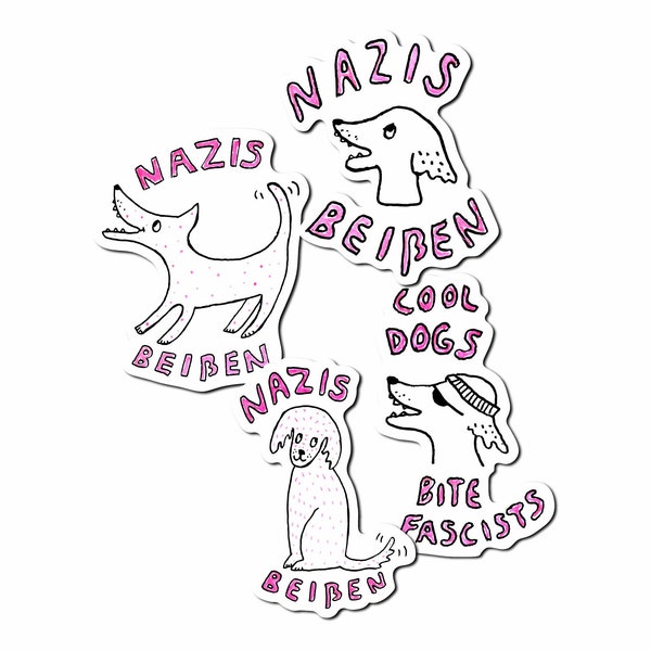 Pegatina: Conjunto de mordeduras nazis