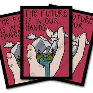 Aufkleber: in your hands (30 Stück)