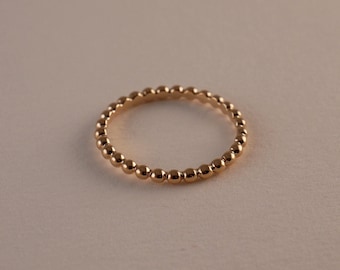 Fine gold plated ring trendy woman