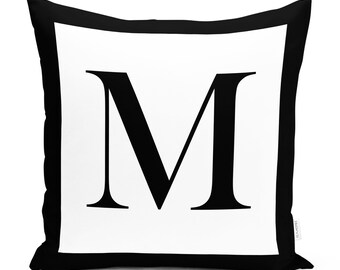 Letter m pillow | Etsy M Pillow letter M Pillow Handmade White