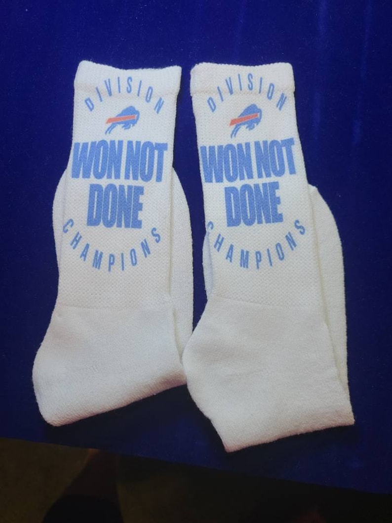 Buffalo Bills custom socks..
