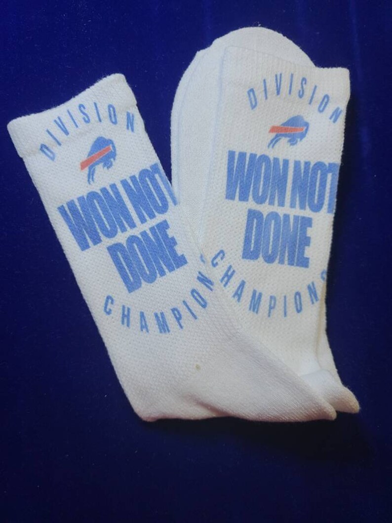 Buffalo Bills custom socks..