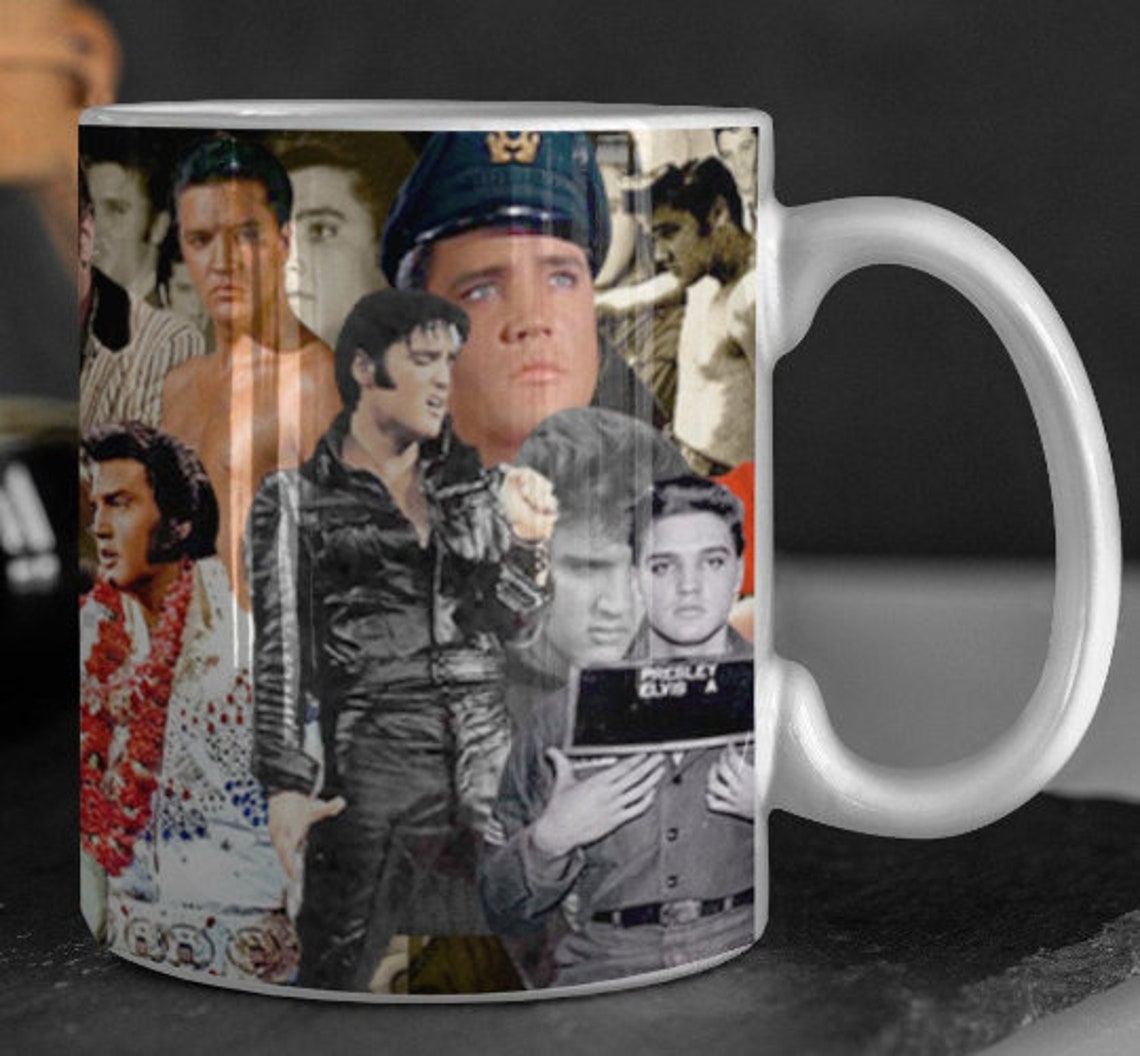 Elvis Presley Mug Custom Mug 11 or 20 Oz Elvis Presley Etsy