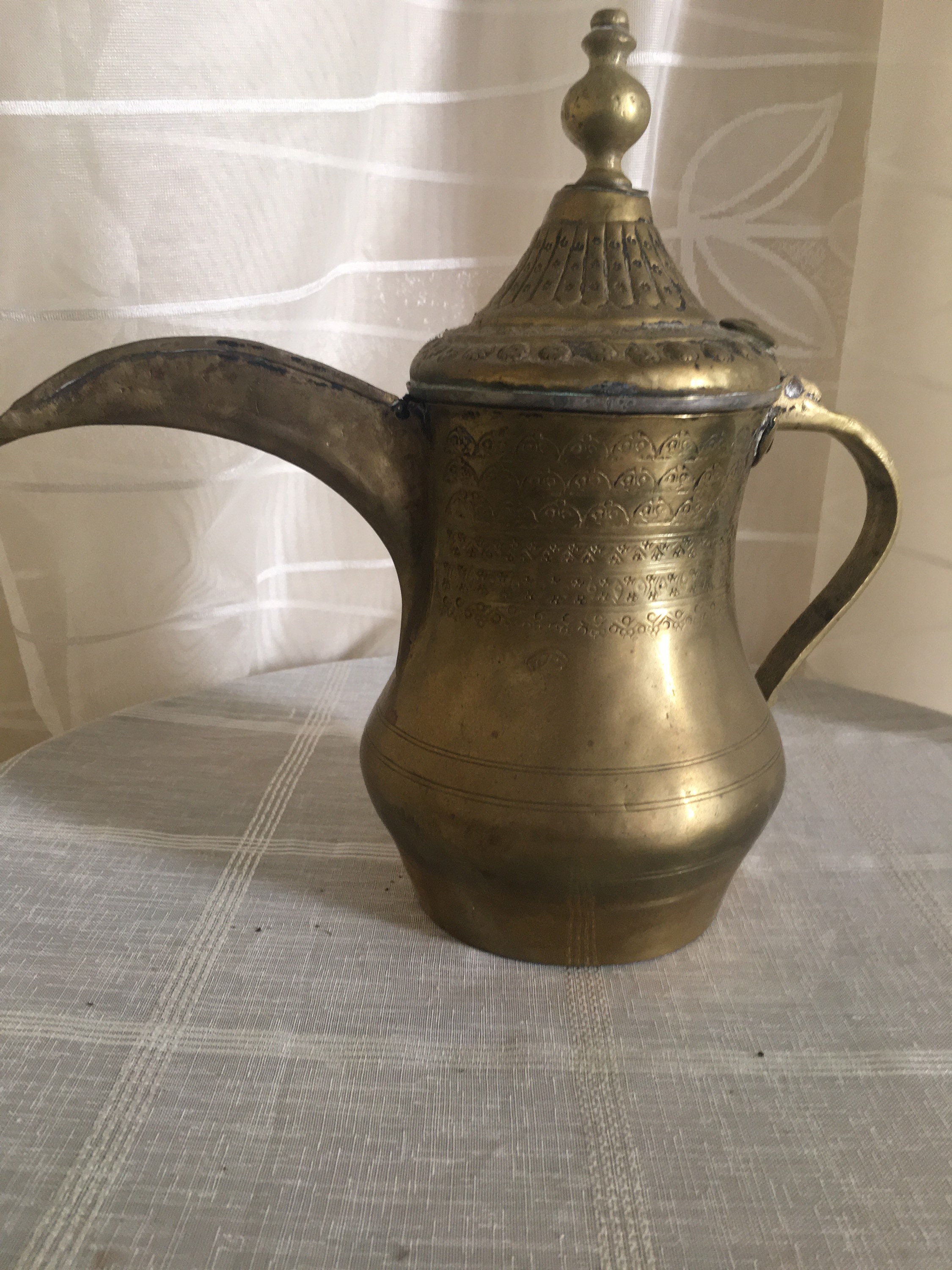 Moroccan/ Turkish copper coffee pot / Dallah copper pot / Etsy