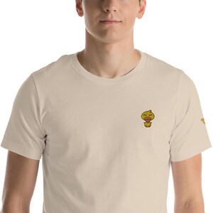 Happy as a Duck! Embroidered Unisex t-shirt