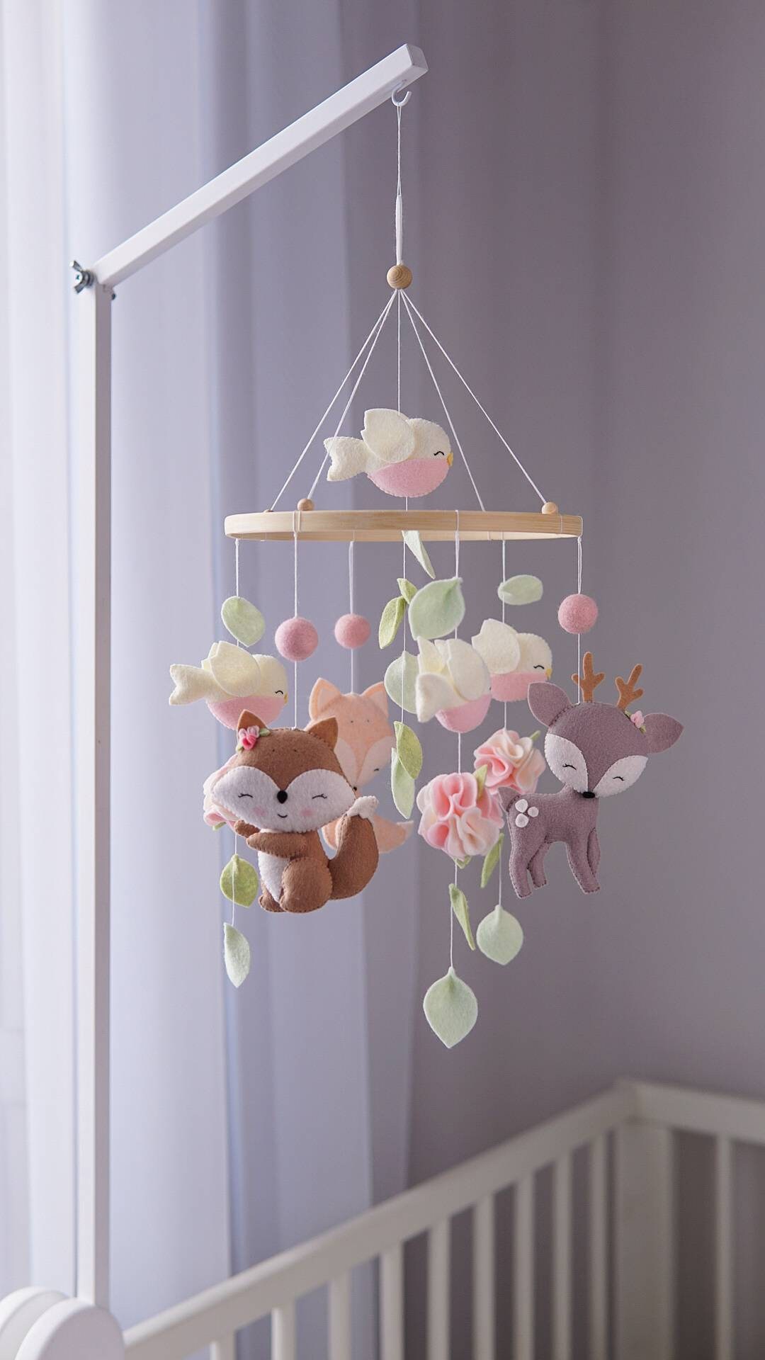 Boho Baby mobile Mädchen Kinderzimmer Dekor Baby mobile Etsy