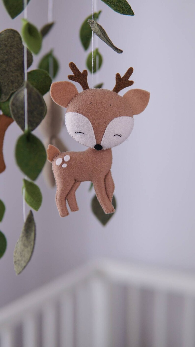 Woodland baby mobile woodland nursery decor animals forest Etsy