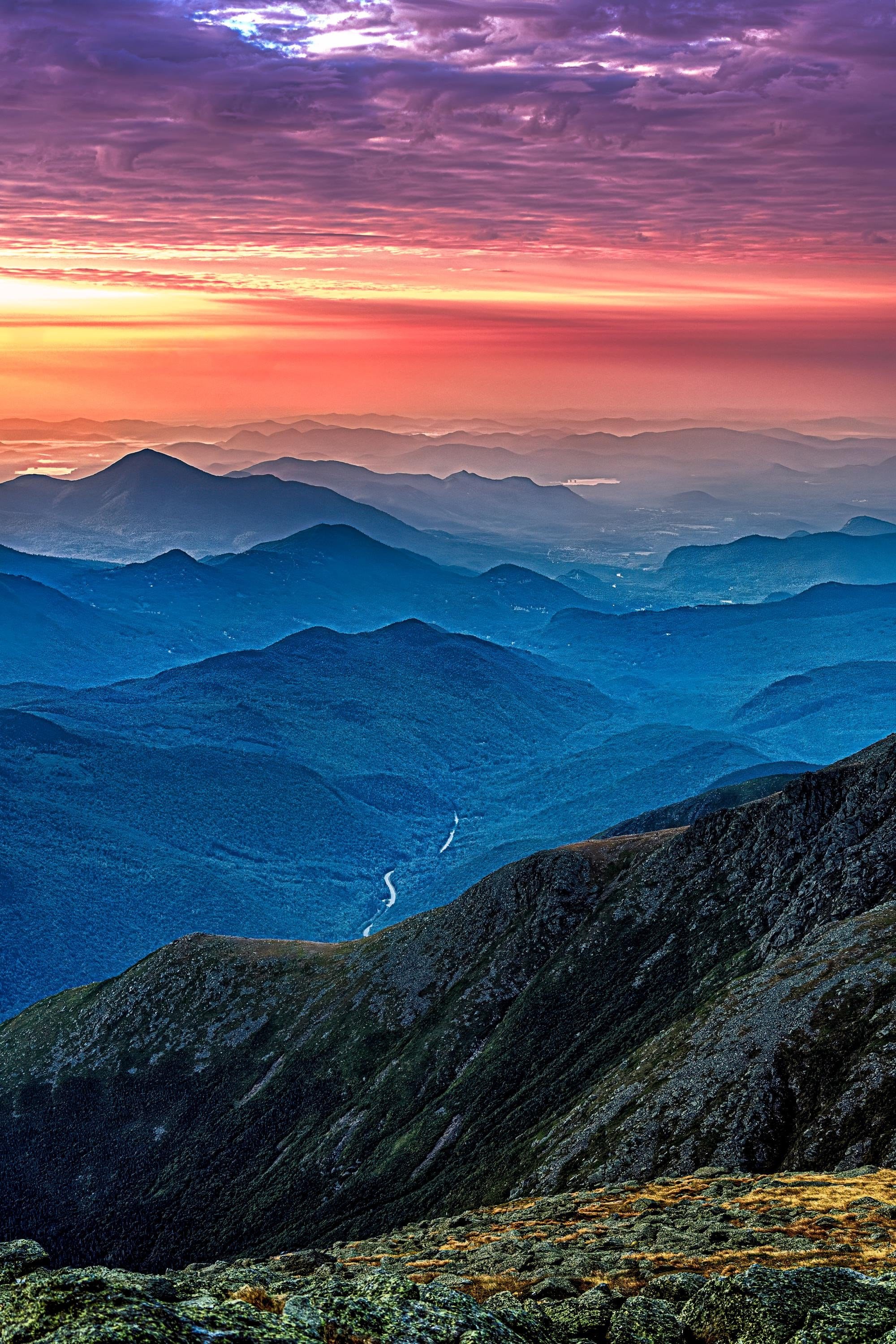 Sunrise From the Top of Mount Washington Photo Print - Pinkham