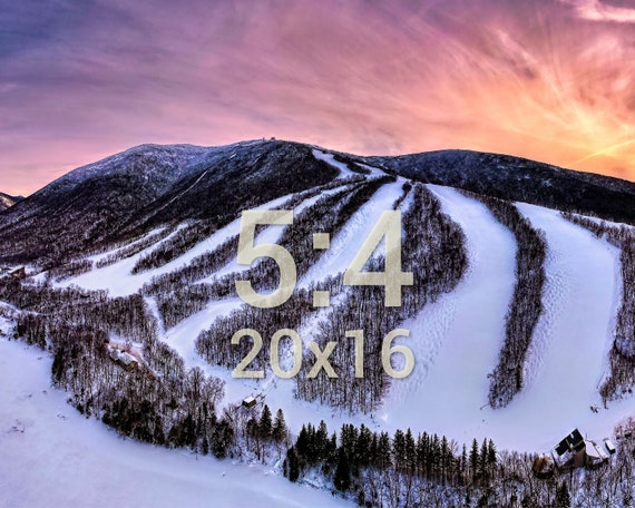 Cannon Mountain and Ski Resort Sunset | Franconia Notch New