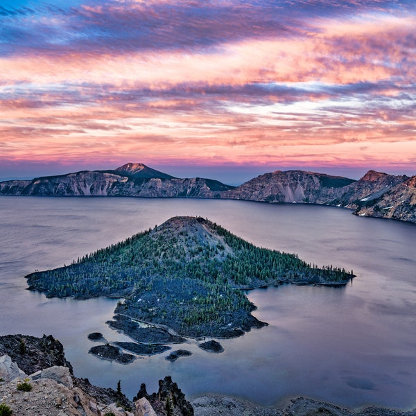 Crater Lake Photo Etsy