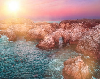 Carmel CA Coast Wall Decor - Pacific Coast Highway - California Coast Art - Big Sur Canvas Print / Framed Picture / Photo Paper / Metal