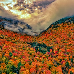 Vermont Landscape Photo - Vermont Wall Art Fall Foliage | VT Fall Wall Decor | Landscape Photo | Canvas | Photo Print | Framed Wall Decor