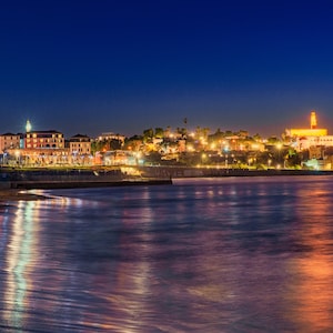 Tel Aviv Jaffa Skyline Photo Print - Israel Wall Art - Holy land Picture Canvas Print - Israel Landscape Art - Israel Tel Aviv Wall Decor