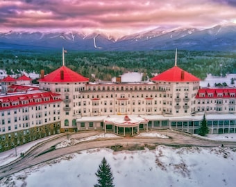 Mount Washington Hotel Wall Art - New Hampshire Landscape Photo - White mountains Print - Canvas, Metal, Acrylic, Framed Picture