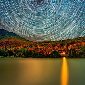 Stars over The Balsams Resort in Dixville Notch New Hampshire | New England Fall | Landscape | Photo print, Canvas, Framed Photo, Metal