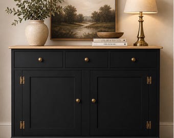 Consider H. Willett Solid Maple Buffet | Painted Sideboard | Mid Century American