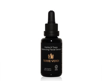 Herbs&Trees Balancing Facial Serum - Organic Face Oil for oily or combination skin