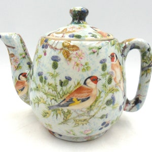 Blue Bird design Cocktail 1 cup teapot