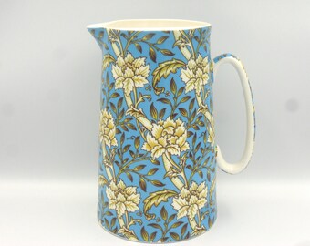 Brocca extra large con design William Morris Blue Chrysanthamum