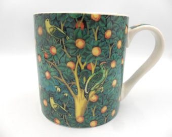 William morris woodpecker birds cream jug made for the Abbeydale collection for Heron Cross Pottery. 