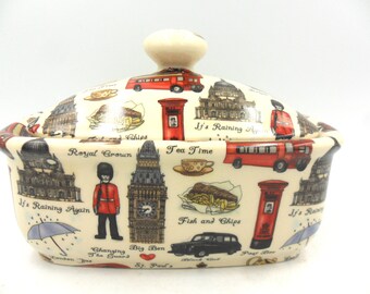 Butterdish in London design.