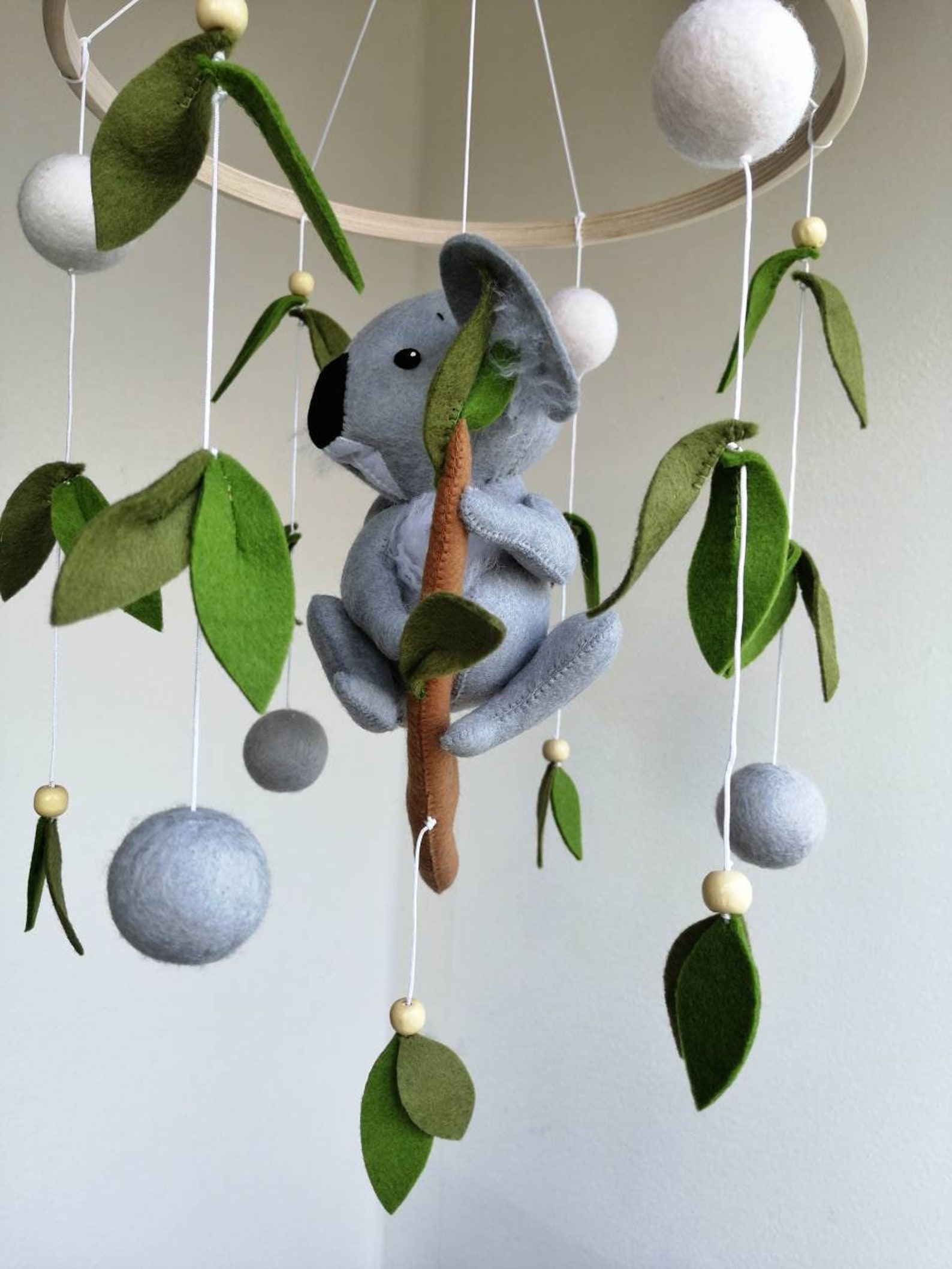 Koala bébé mobile / Koala nursery décor / Woodland baby crib Etsy
