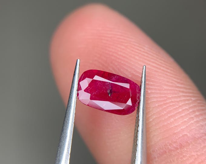 Authentic Natural Ruby . Piegeon Blood Natural Ruby Gemstone . No Heat Certified Natural Ruby Stone. New Year Sale . Ruby Ring.