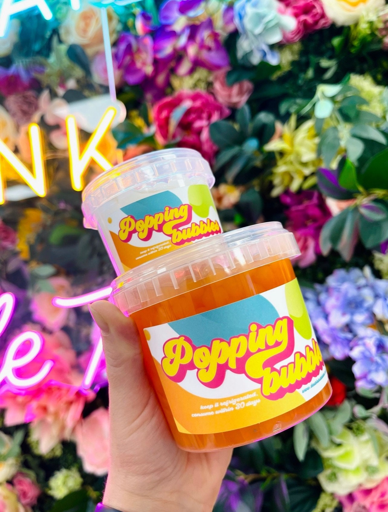 Popping Boba Jelly Bubble Tea Balls Vegan Bursting Etsy