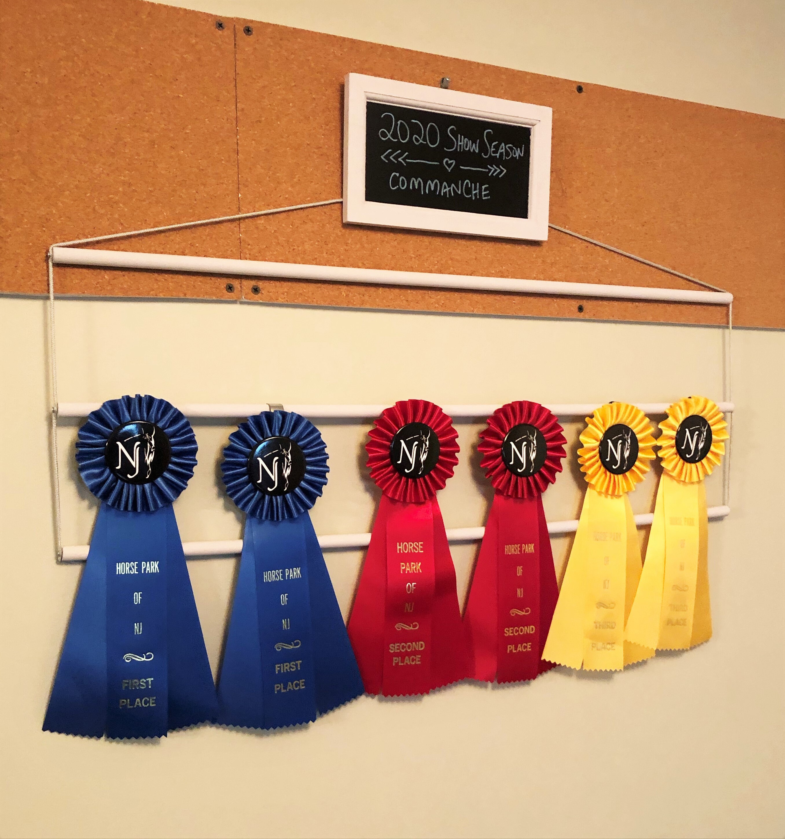 Reusable Horse Show Ribbon Hanger Chalk Board Horse Show Etsy UK