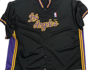 lakers warm up long sleeve shirt