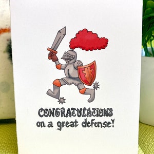 PhD card: Congratulations on a great defense