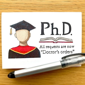 PhD card: Doctor&#39;s orders