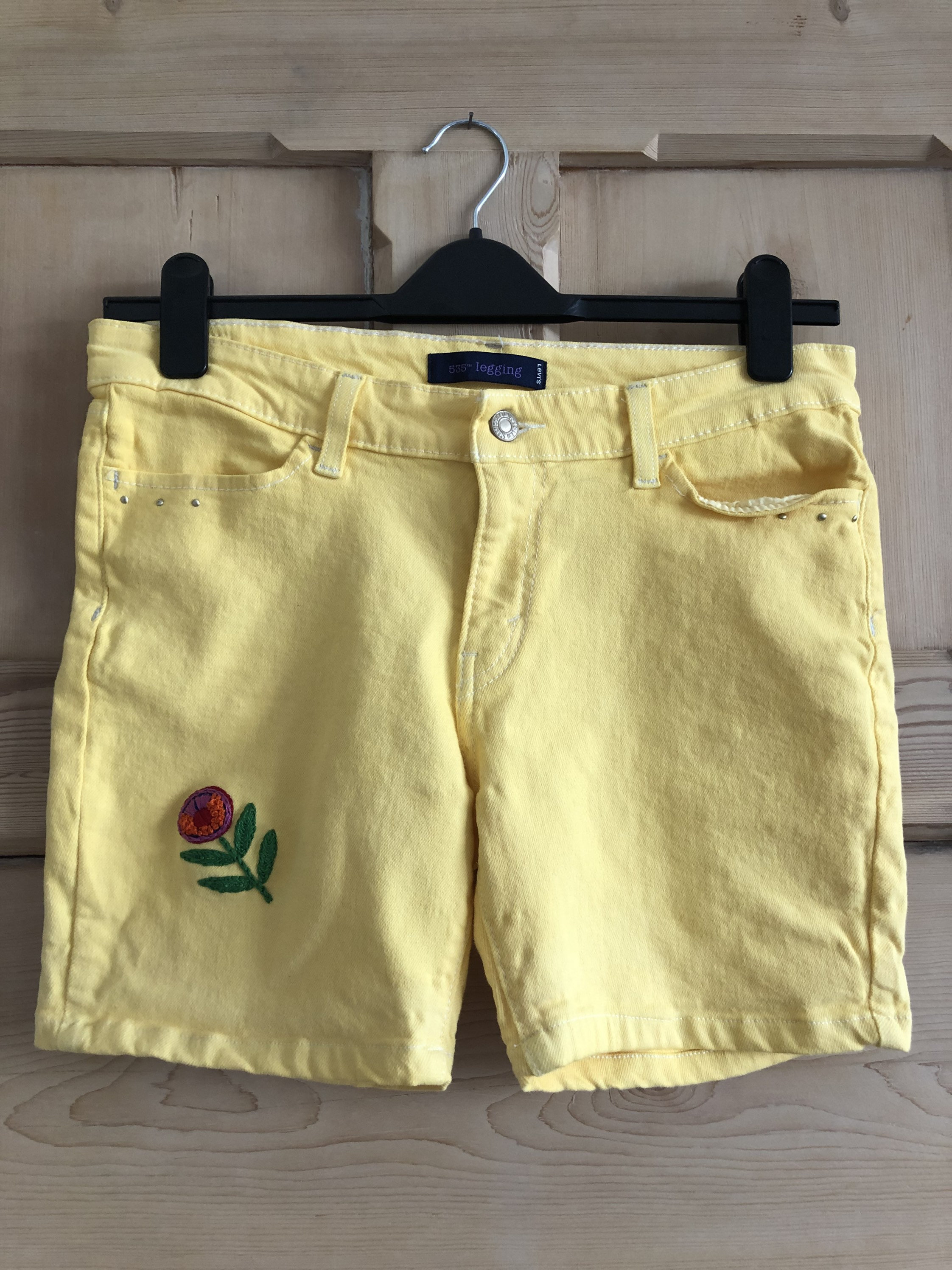 Lemon Yellow Overdyed Denim Levis 