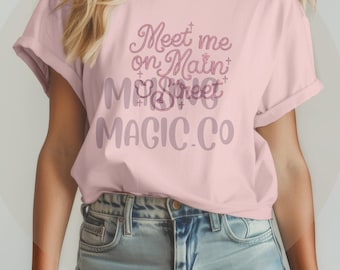 Meet Me on Main Street Pretty Coquette Embroidered Tee
