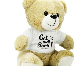 Get well gift, Get well soon teddy bear Thinking of you get well soon