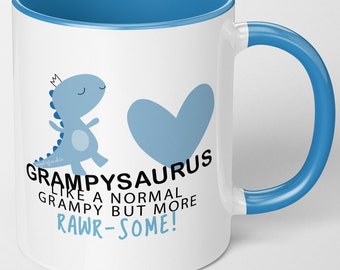Grampy Gifts Grampysaurus Mug Cup Xmas Grampy Birthday Grampy Christmas Fathers Day Gifts