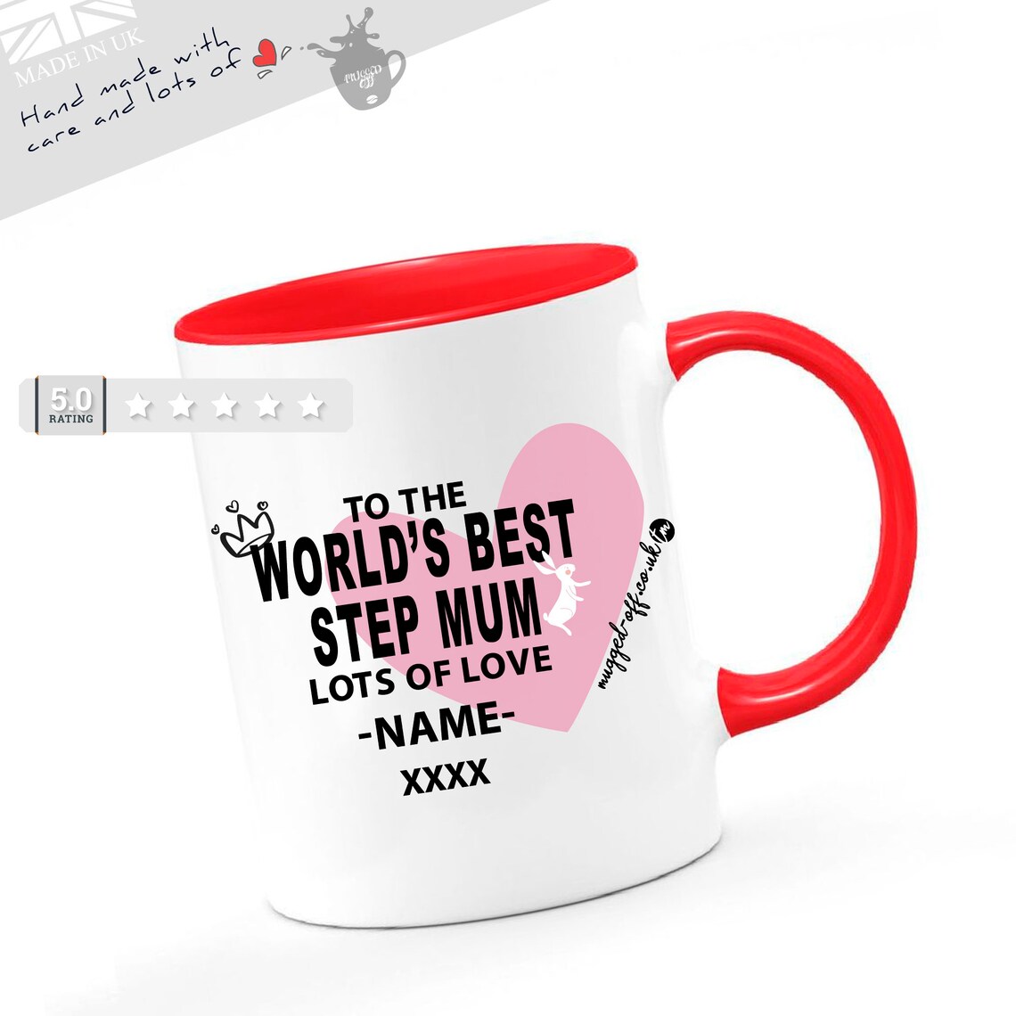 Step Mum Worlds Best Step Mummy Mug PERSONALISED with name | Etsy