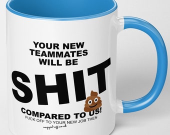 Good Luck Leaving Mug Funny Gift New Job For Work Boss Leaving Job Gift Colleague Funny Leaving Gift Mug Co-worker