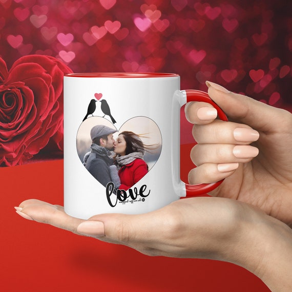 Regali di San Valentino per lei, tazza fotografica personalizzata