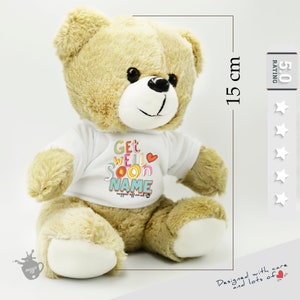 1pc Get well Bear Pillow Cartoon Stuffed Toy Children's Favorite Doll Kids  Super Cute Plush Toys get well soon Gift
