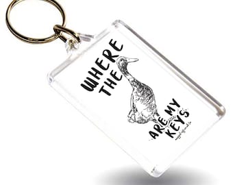 Housewarming Keyring Great Housewarming Gift Present For Him For Her keychain Lost keys funny. First Home / Moving Gift