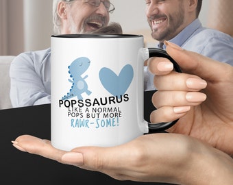 Special offer Pops Mug Poppasaurus Mug Xmas Christmas Gifts Birthday, Pops Gift
