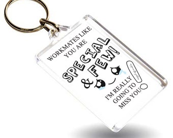 Leaving Farewell Keychain Funny Leaving Work Gift Work Bestie Novelty Keyring Colleague New Job Present Coworker