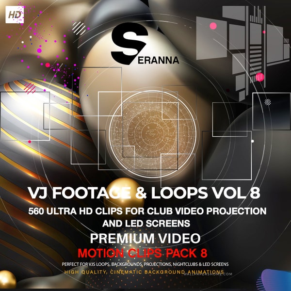 VJ Footage & Loops And Clips Resolume Vol 8