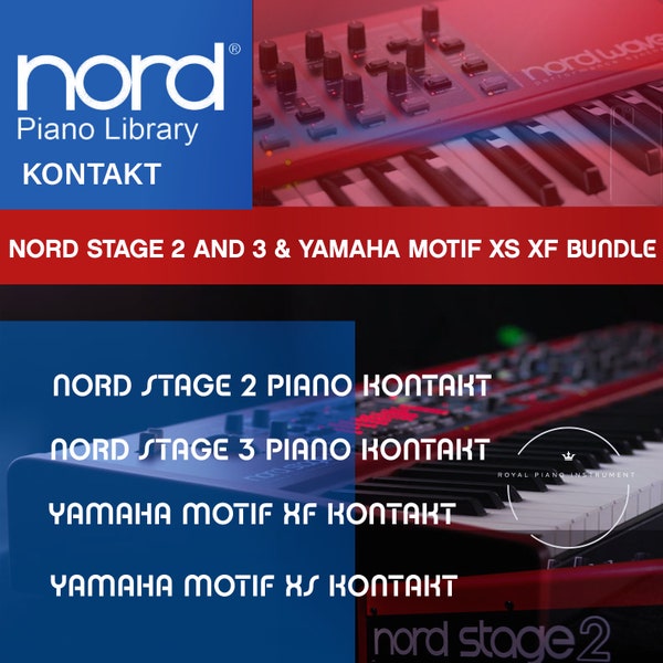 Nord Stage 2 Nord Stage 3 and Yamaha Motif Ultra Bundle Kontakt Instrument