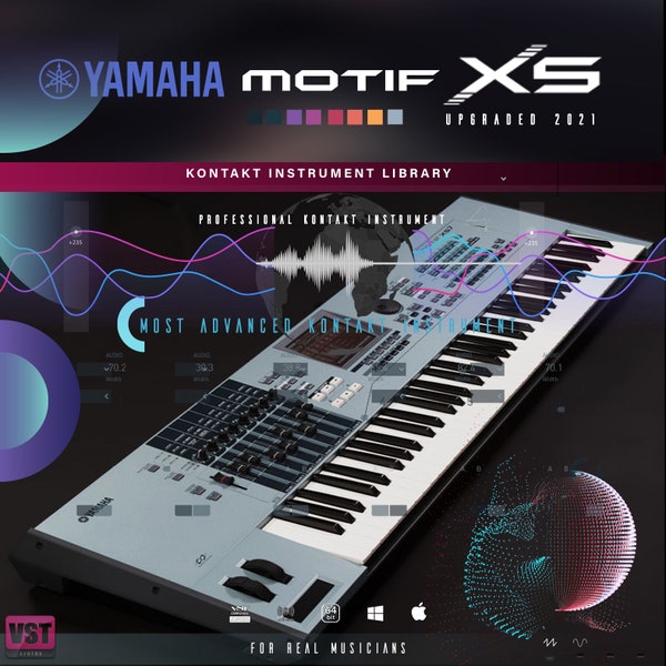 Yamaha MOTIF XS KONTAKT Full Upgraded 2021