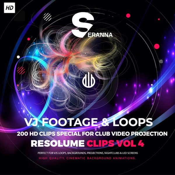 Riprese VJ, loop e clip Resolume Vol 4